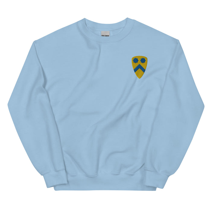 2nd Cavalry Division Unisex Sweatshirt - Light Blue