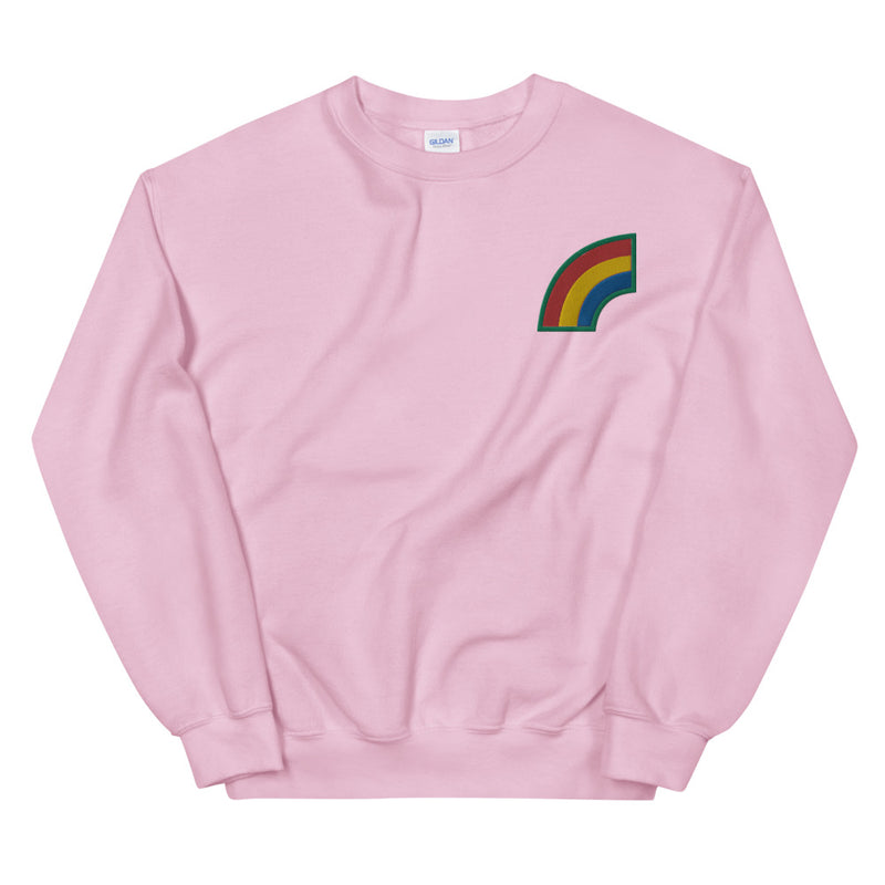 42nd Infantry Division Unisex Sweatshirt - Light Pink