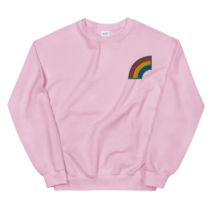 42nd Infantry Division Unisex Sweatshirt - Light Pink