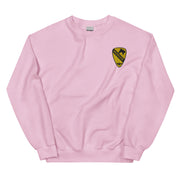 1st Air Cavalry Brigade Unisex Sweatshirt - Light Pink