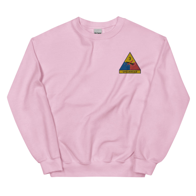 3rd Armored Division Unisex Sweatshirt - Light Pink