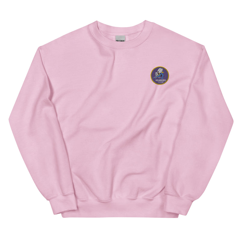 Navy Seabees Unisex Sweatshirt - Light Pink