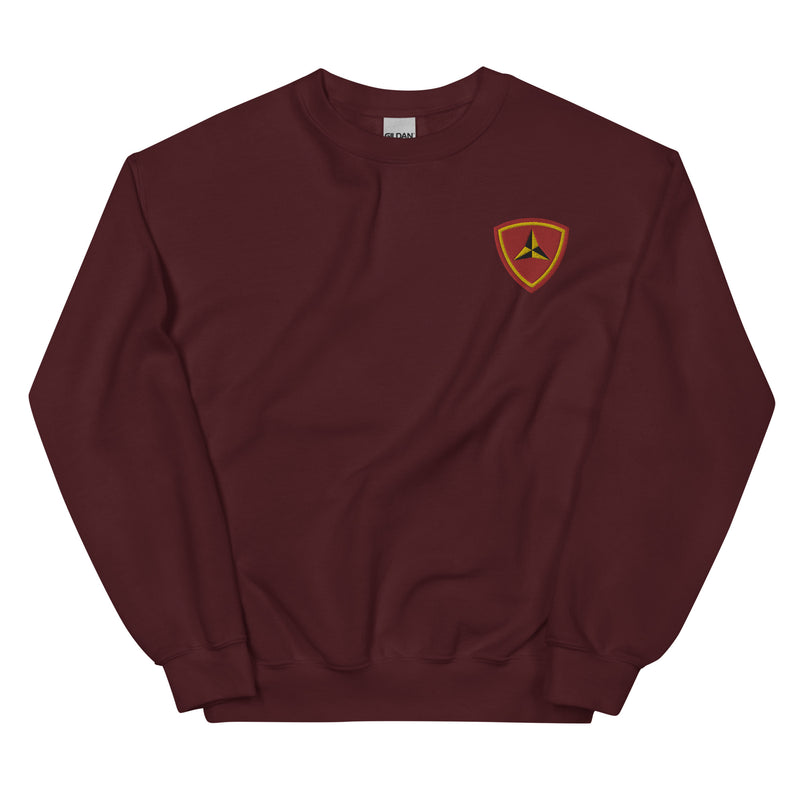 3rd Marine Division Unisex Sweatshirt - Maroon