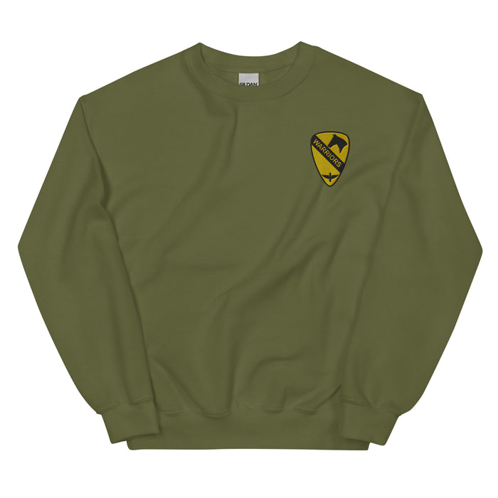 1st Air Cavalry Brigade Unisex Sweatshirt - Military Green