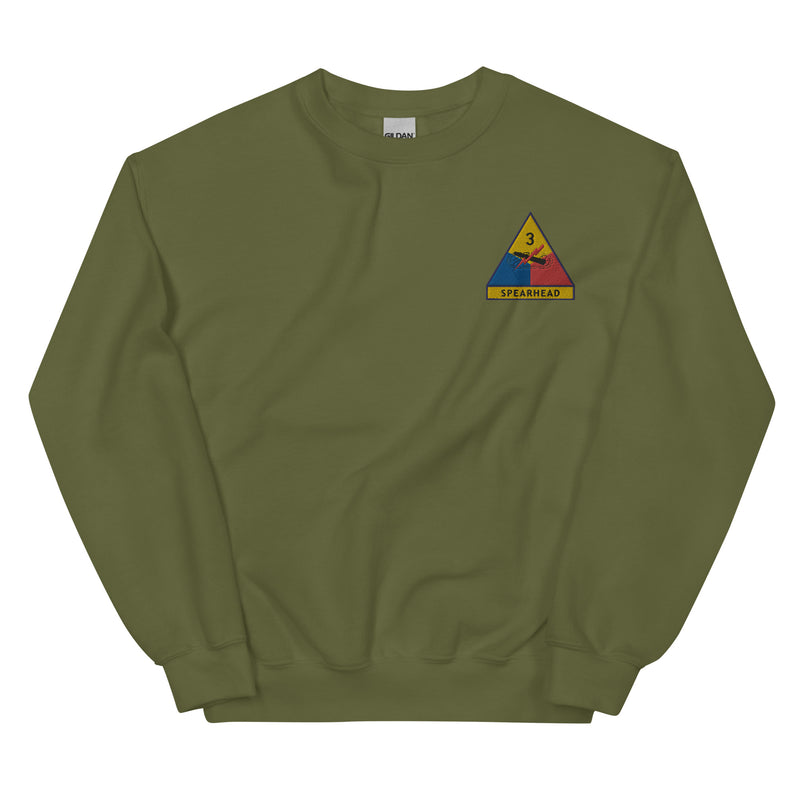 3rd Armored Division Unisex Sweatshirt - Military Green