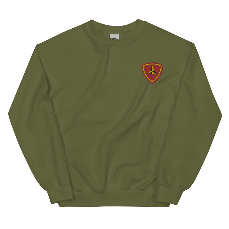 3rd Marine Division Unisex Sweatshirt - Military Green