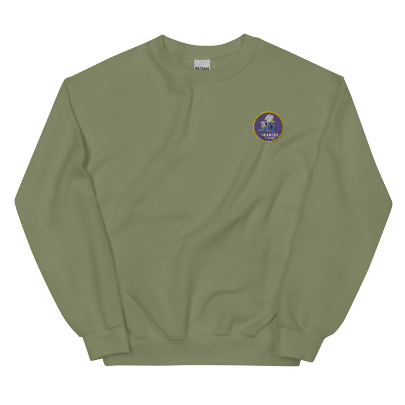 Navy Seabees Unisex Sweatshirt - Military Green