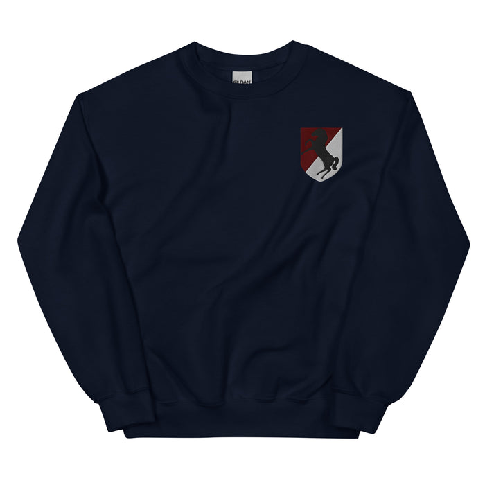 11th Armored Cavalry Regiment Unisex Sweatshirt - Navy