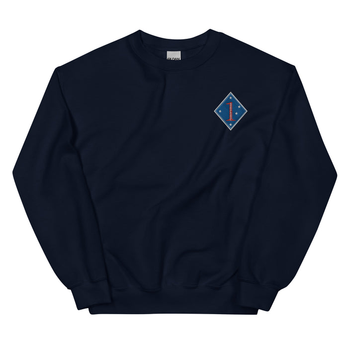 1st Marine Division Unisex Sweatshirt - Navy