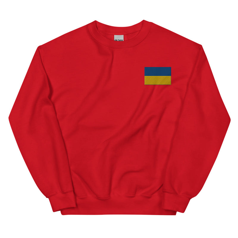 Ukrainian Flag Sweatshirt - Red