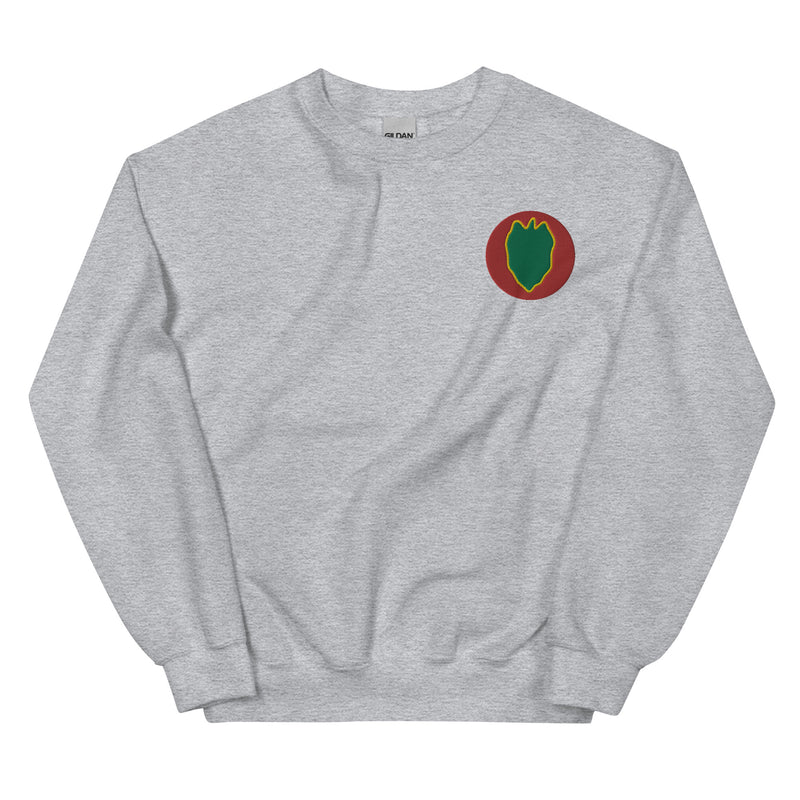 24th Infantry Division Unisex Sweatshirt - Sport Grey