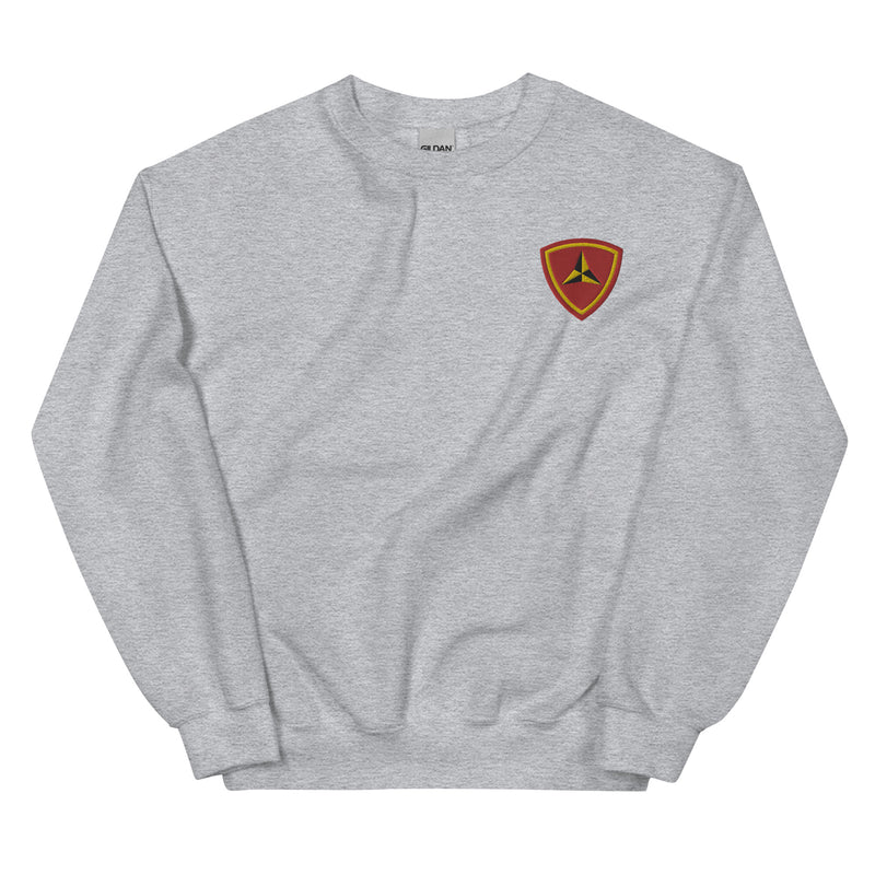 3rd Marine Division Unisex Sweatshirt - Sport Grey