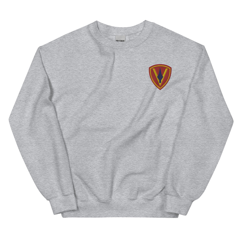5th Marine Division Unisex Sweatshirt - Sport Grey