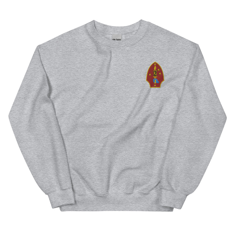 2nd Marine Division Unisex Sweatshirt - Sport Grey