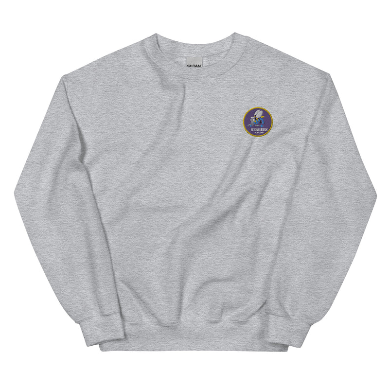 Navy Seabees Unisex Sweatshirt - Sport Grey