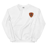 5th Marine Division Unisex Sweatshirt - White