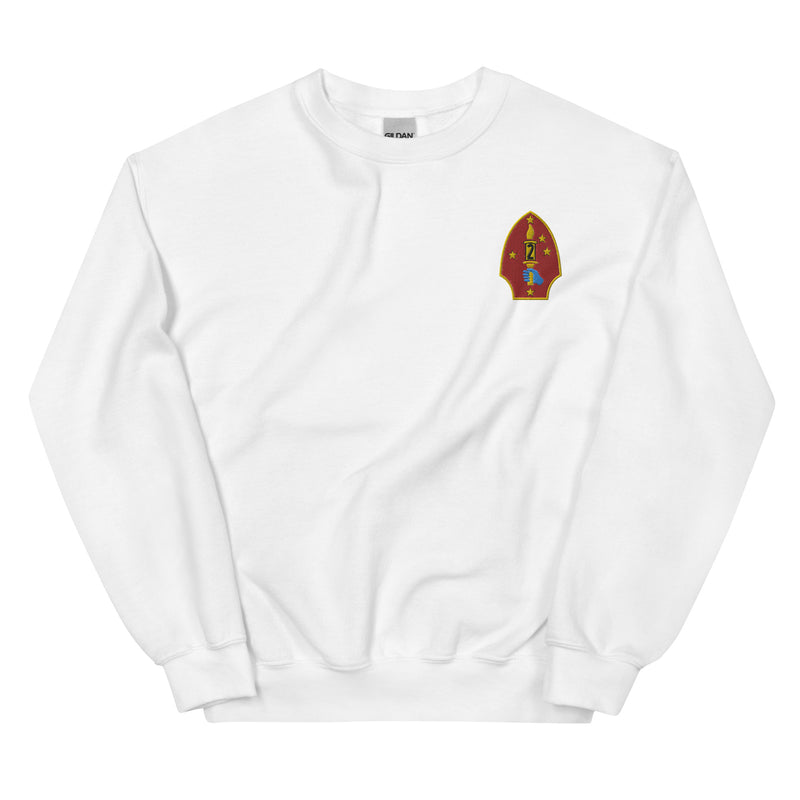 2nd Marine Division Unisex Sweatshirt - White