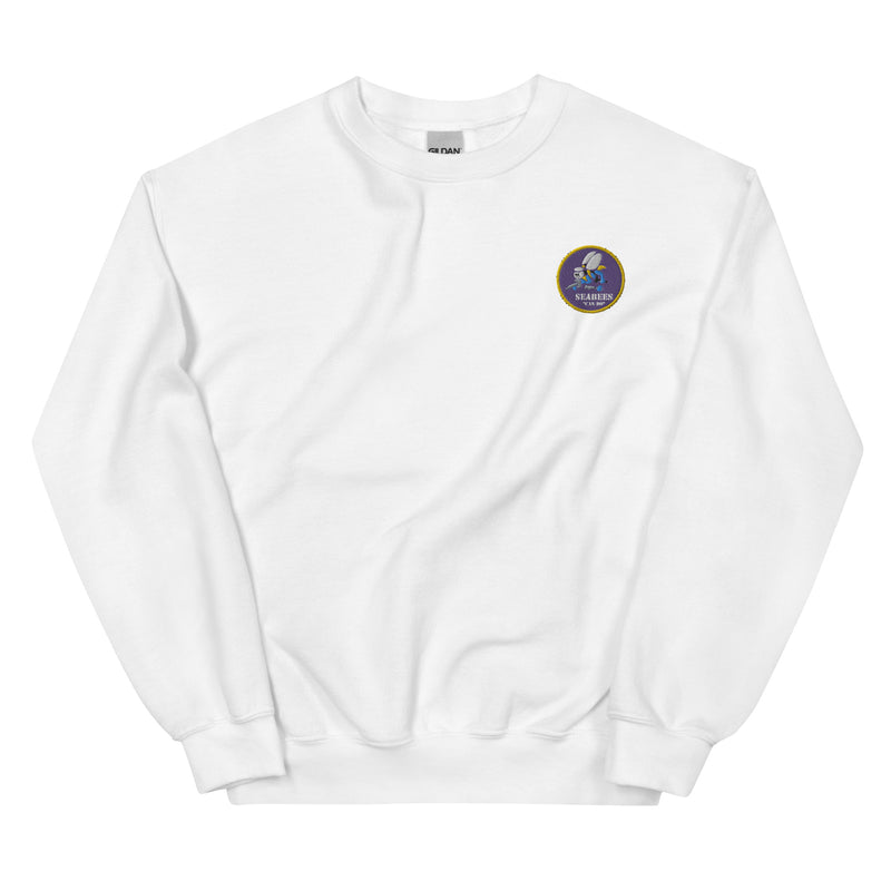 Navy Seabees Unisex Sweatshirt - White
