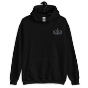 Senior Parachutist Hoodie - Black