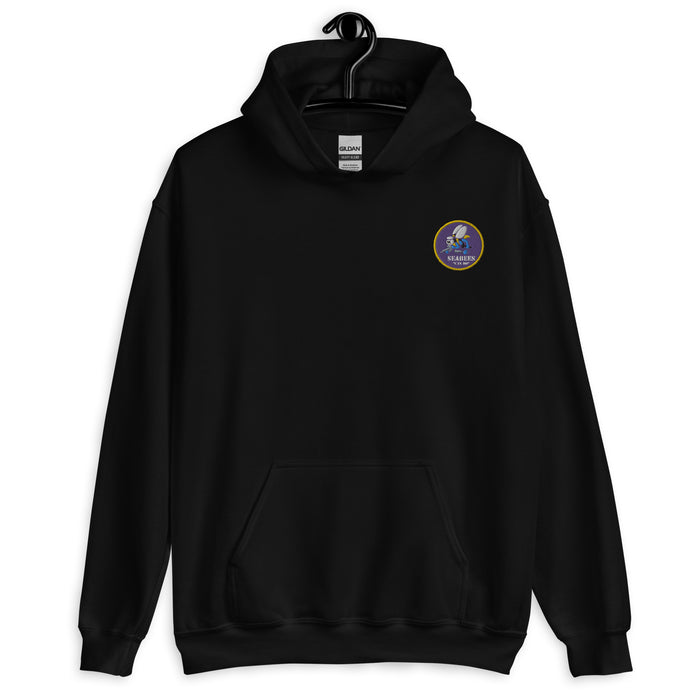 Navy Seabees Hoodie - Black