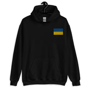Ukrainian Flag Hoodie - Black