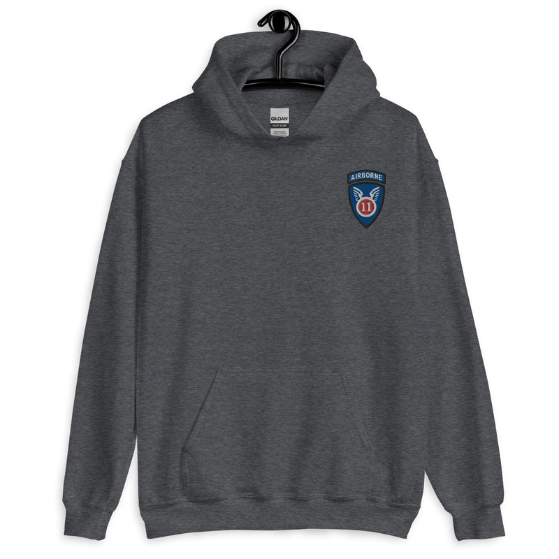 11th Airborne Division Hoodie - Dark Heather