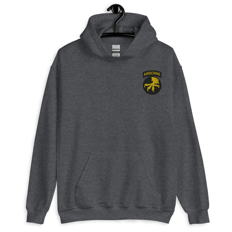 17th Airborne Division Hoodie - Dark Heather