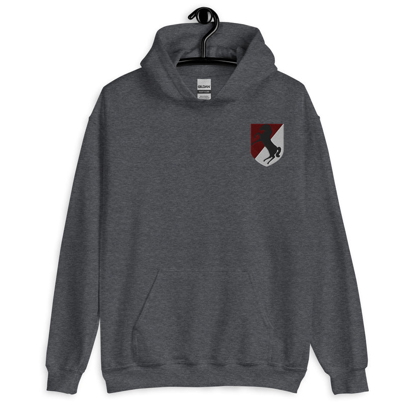 11th Armored Cavalry Regiment Hoodie - Dark Heather