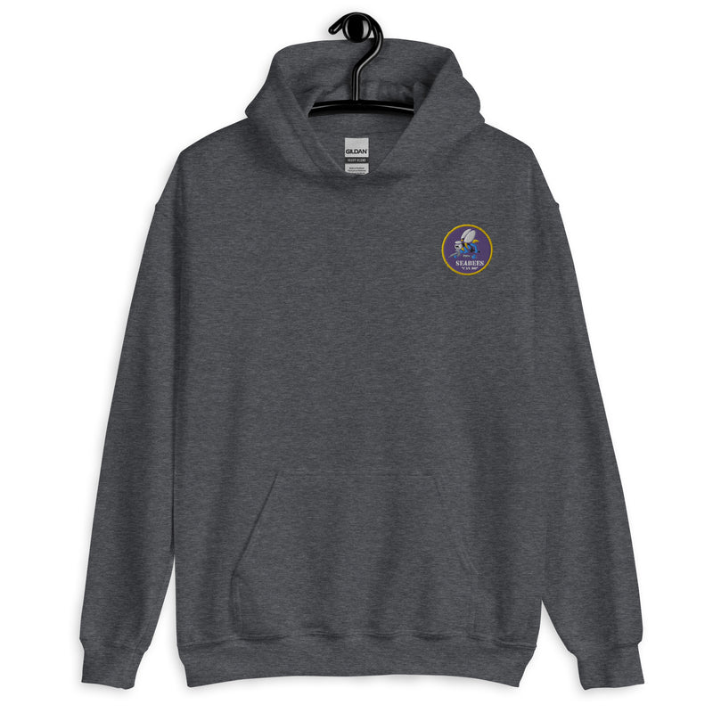 Navy Seabees Hoodie - Dark Heather