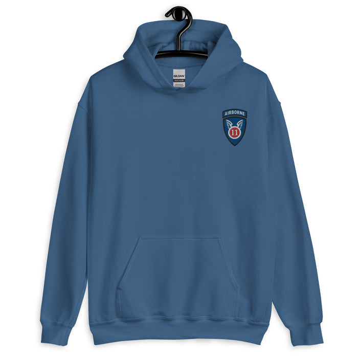 11th Airborne Division Hoodie - Indigo Blue