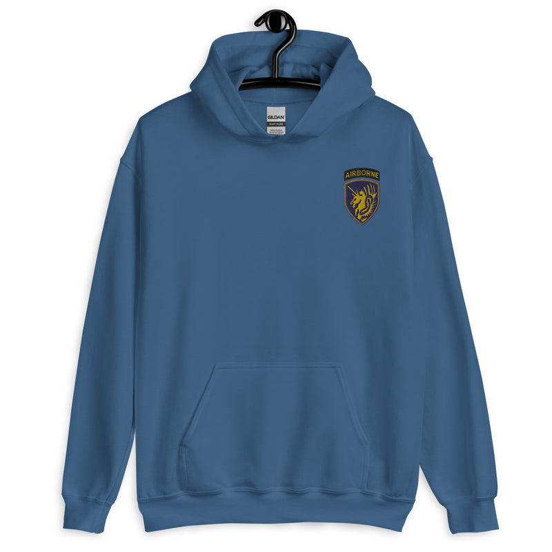 13th Airborne Division Hoodie - Indigo Blue
