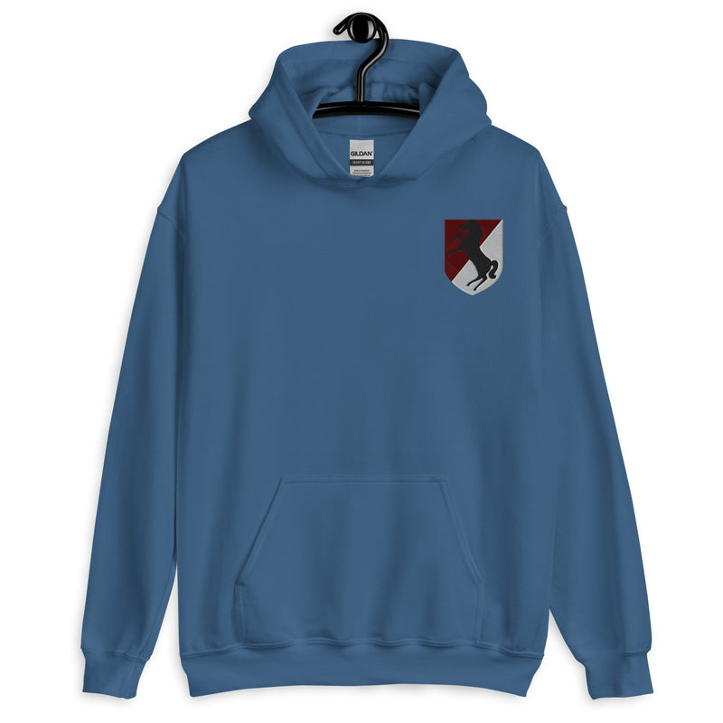 11th Armored Cavalry Regiment Hoodie - Indigo Blue