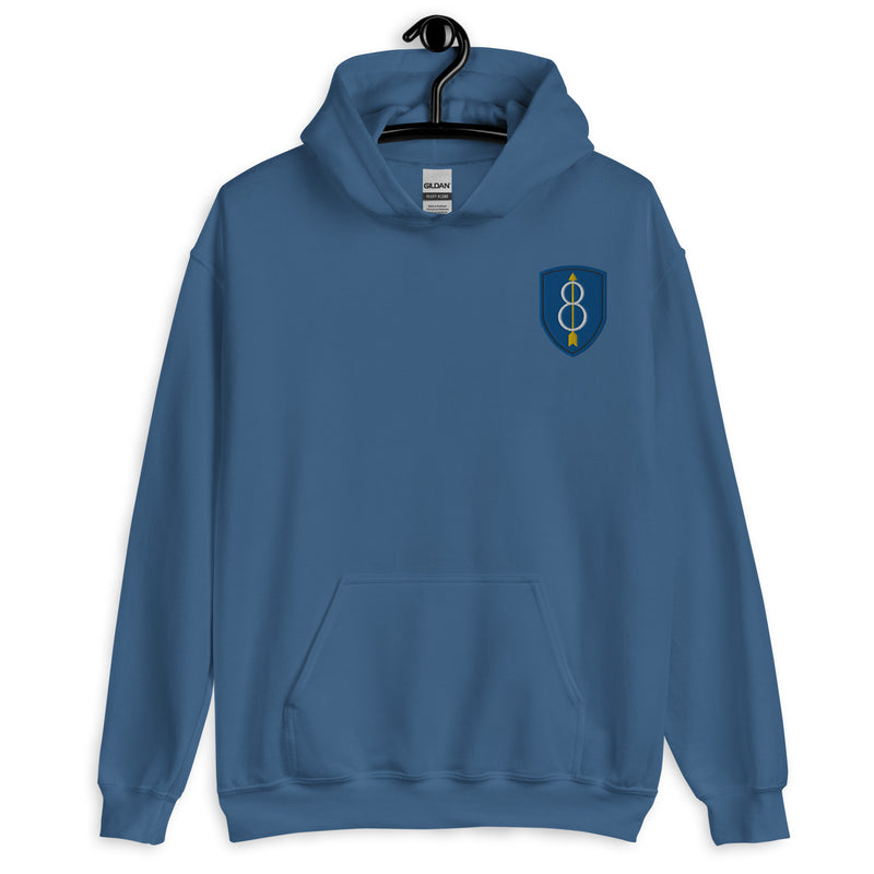 8th Infantry Division Hoodie - Indigo Blue