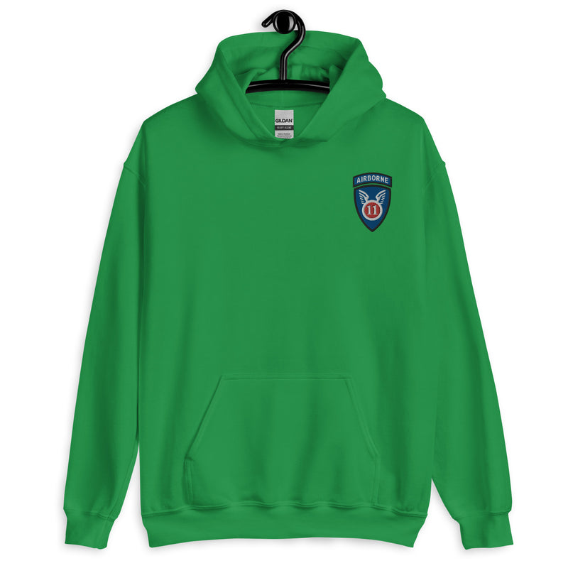 11th Airborne Division Hoodie - Irish Green