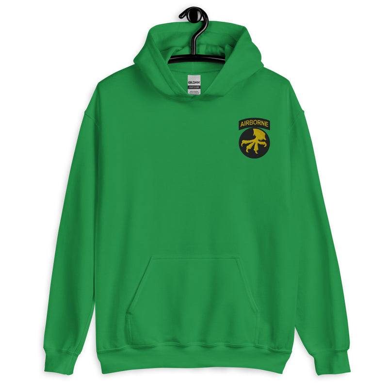 17th Airborne Division Hoodie - Irish Green