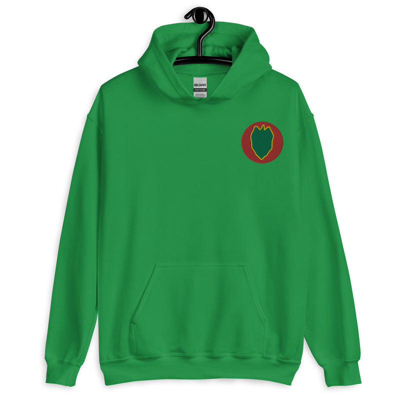 24th Infantry Division Hoodie - Irish Green