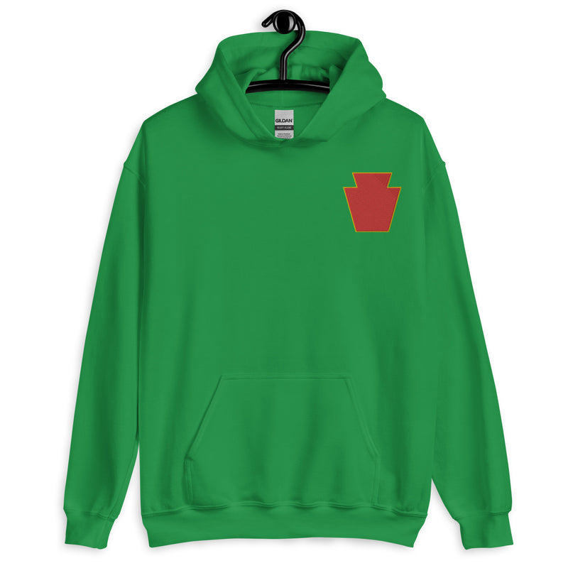 28th Infantry Division Hoodie - Irish Green