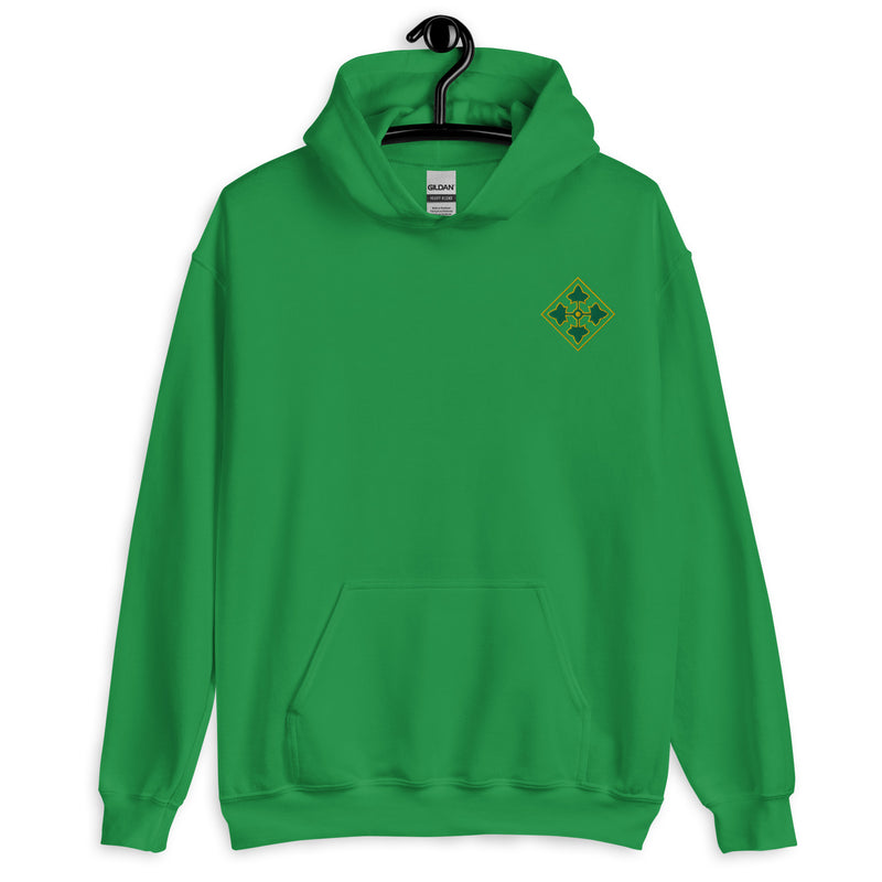4th Infantry Division Hoodie - Irish Green