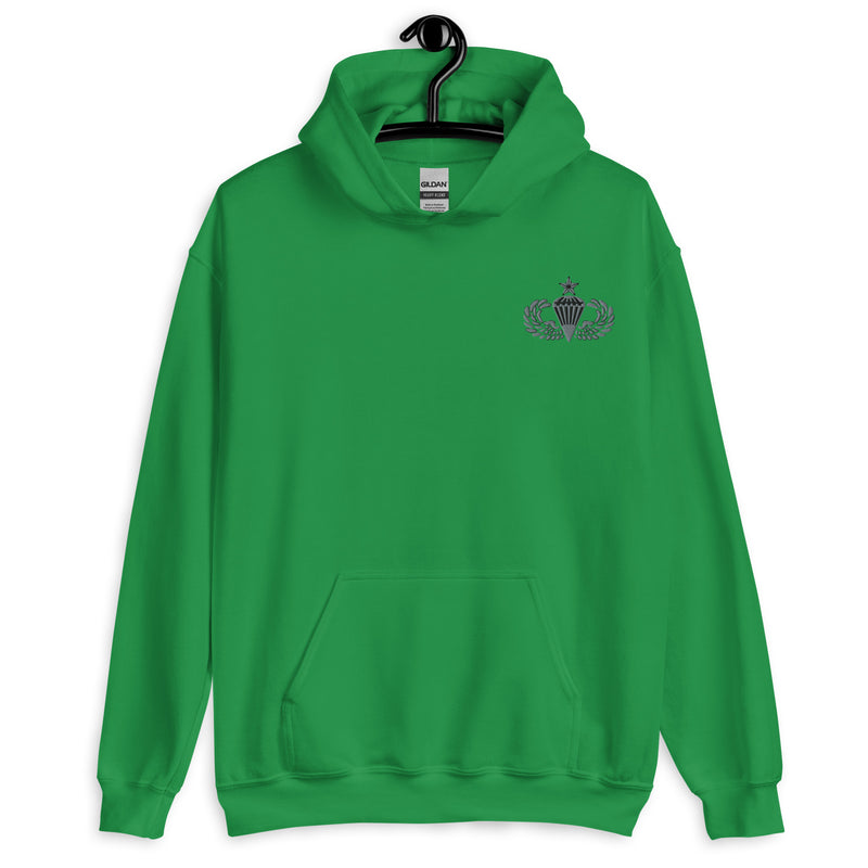 Senior Parachutist Hoodie - Irish Green