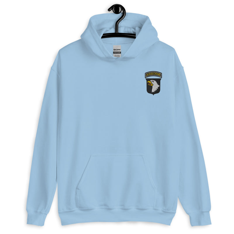 101st Airborne Hoodie - Light Blue