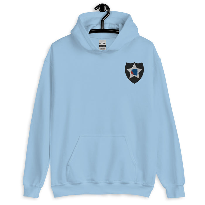 2nd Infantry Division Hoodie - Light Blue