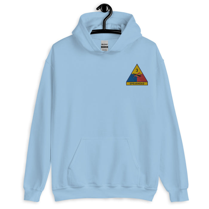 3rd Armored Division Hoodie - Light Blue
