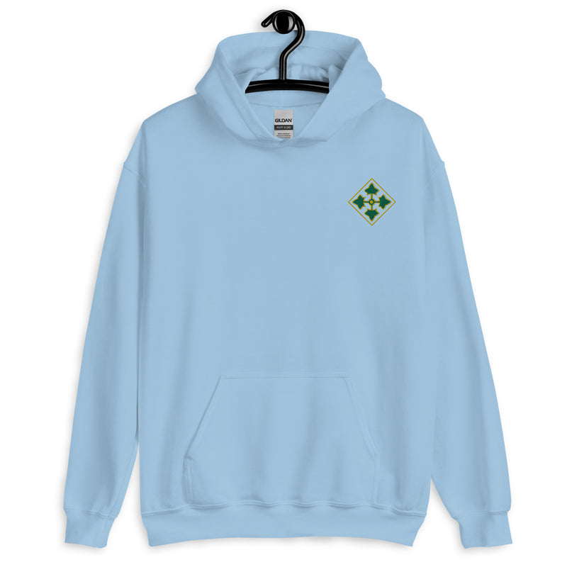 4th Infantry Division Hoodie - Light Blue