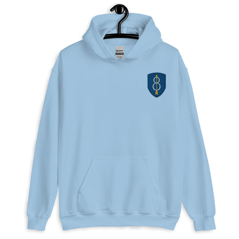 8th Infantry Division Hoodie - Light Blue
