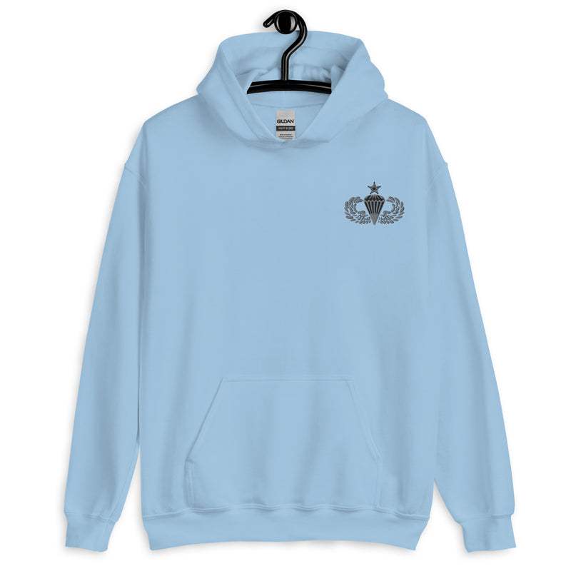 Senior Parachutist Hoodie - Light Blue