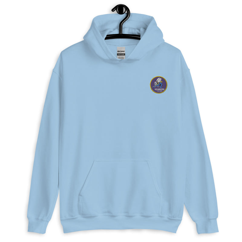 Navy Seabees Hoodie - Light Blue