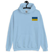 Ukrainian Flag Hoodie - Light Blue