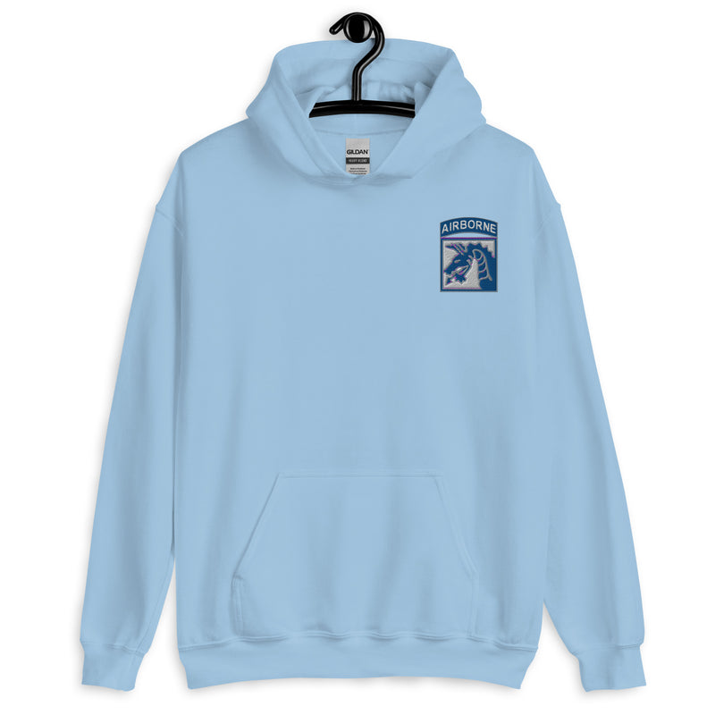 XVIII Airborne Corps Hoodie - Light Blue