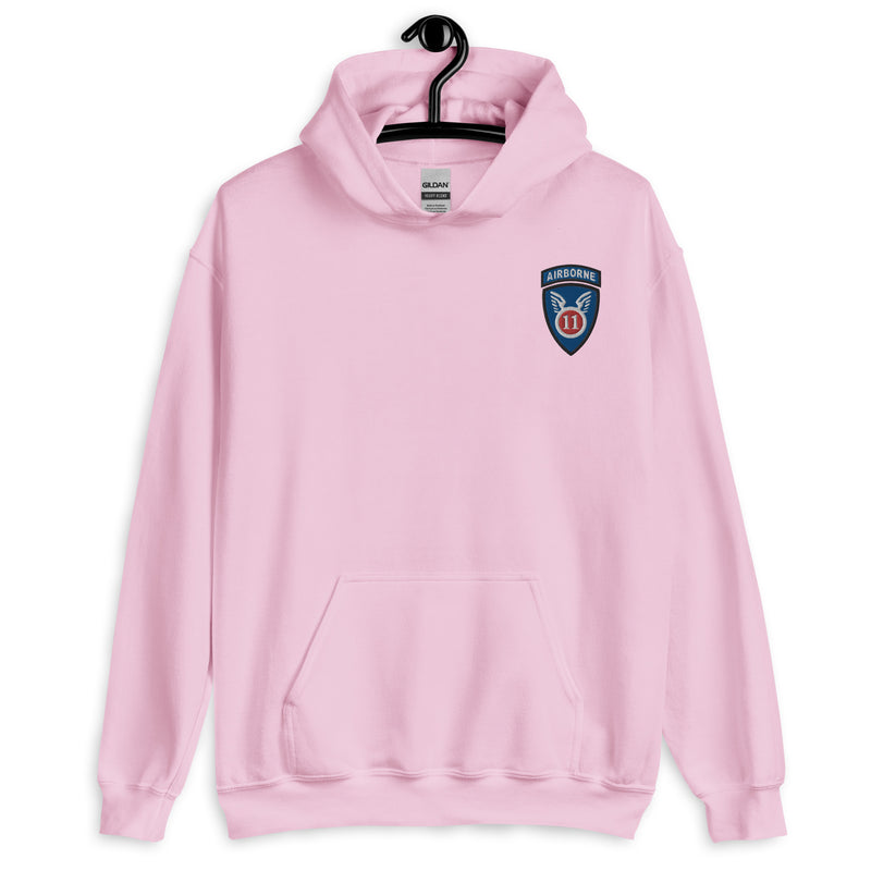 11th Airborne Division Hoodie - Light Pink
