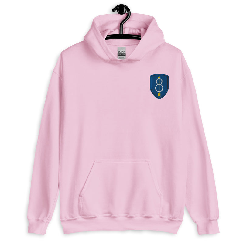 8th Infantry Division Hoodie - Light Pink